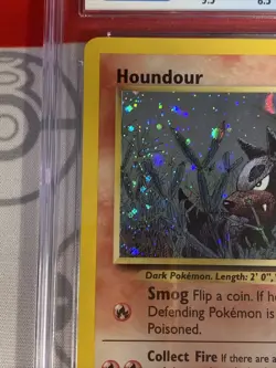 CGC 8.5 HOUNDOUR 5 NEO DISCOVERY HOLO POKEMON TCG WITH SUB-GRADES WOTC PSA 4077 - Image 2