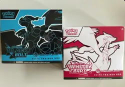 Pokemon Center Black Bolt & White Flare Elite Trainer Box ETB Set sealed IN HAND - Image 1