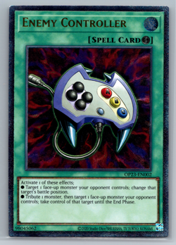 Yu-Gi-Oh! Enemy Controller Ultimate Rare OP23-EN002 MINT PACK FRESH - Image 1