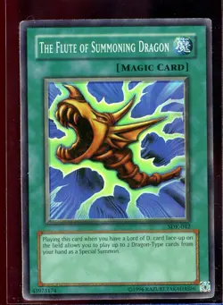 The Flute of Summoning Dragon Foil Shift Misprint Error HP SDK-042 Super Yugioh - Image 1