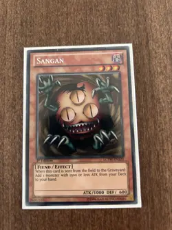 YUGIOH 1st Ed LCYW-EN120 SECRET RARE SANGAN - Image 1