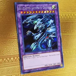 Blue-Eyes Ultimate Dragon LCKC-EN057 Secret Rare 1st Edition NM Yu-Gi-Oh - Image 1