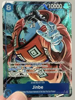 Jinbe Alternate Art AA SR OP14-049 One Piece The Azure Sea's Seven - Image 1