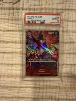 Shanks (004) (English Version 2nd Anniversary Set) OP09-004 One Piece - Image 1