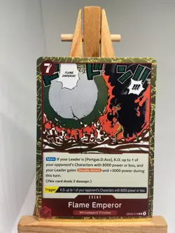 Flame Emperor - Holo Rare - OP03-016 Pillars Of Strength - NM - One Piece CCG - Image 1