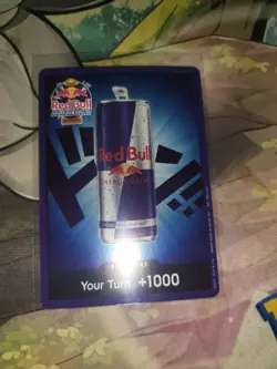 One Piece Red Bull DON!! 1k Blue Single Card Promo Foil Tournament Event NM - Image 1