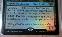 MTG Bristly Bill, Spine Sower FOIL Outlaws of Thunder Junction 157 NM FRESH PULL - Image 2