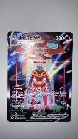 Deoxys VMAX (Crown Zenith GG45/GG70) - Near Mint NM Pokemon Card - Image 3