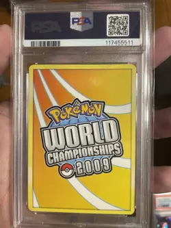 2009 POKEMON PSA 10 POP 2 WORLD CHAMPIONSHIPS PROMO STALLGON #DP18 PALKIA LV.X - Image 2