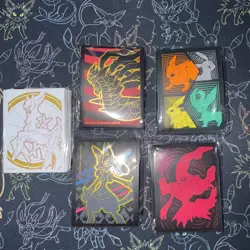 Lot Of 5 Pokemon ETB Mixed Card Sleeves NEW SEALED Evolving Skies, & Others X325 - Image 1