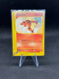 2002 Pokemon Aquapolis Uncommon Growlithe 51 - Image 1