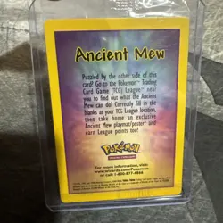 SEALED Ancient Mew Pokemon TCG New Movie Promo Double Holo Foil Rare 1999-2000 - Image 2