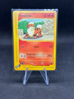 2003 Pokemon Skyridge Common Growlithe 62 - Image 1