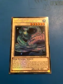 YUGIOH Ultra Rare Arionpos, Serpent Of The Ghoti DABL-EN088 1st Edition - Image 1