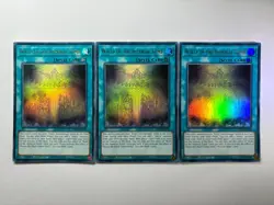 3 x Walls of the Imperial Tomb MP25-EN168 Ultra Rare 1st Ed YuGiOh Playset NM - Image 1
