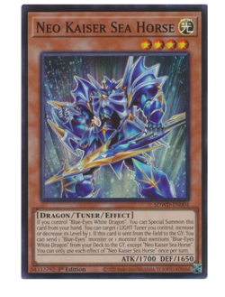 x3 Neo Kaiser Sea Horse - SDWD-EN004 - Super Rare Yugioh - Image 1