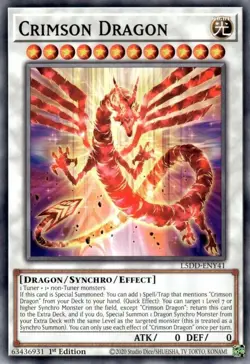 Yugioh! Crimson Dragon - L5DD-ENY41 - Common - 1st Edition Near Mint, English - Image 1