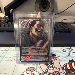 One Piece Card Game OP05 Leader Foil Alt Art Lot Crocodile Doflamingo - Image 4