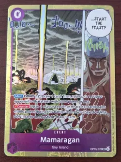 Mamaragan OP15-078 SR Event One Piece Adventure on Kami's Island Foil - Image 1