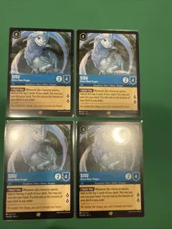 4x Sisu - Divine Water Dragon Disney Lorcana Rise Of The Floodborn Legendary - Image 1