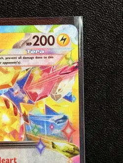 Pokemon Surging Sparks - Pikachu EX #057/191 Double Rare Tera Holo Card - Image 3