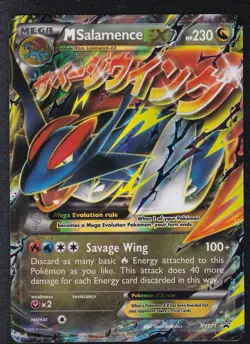 Pokemon Cards M Mega Salamence Ex XY Black Star Promo XY171 - Image 1