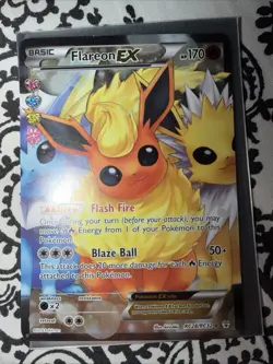 Pokemon EX Holo Card Lot Flareon EX, M Mewtwo EX, M Gengar EX - Image 1