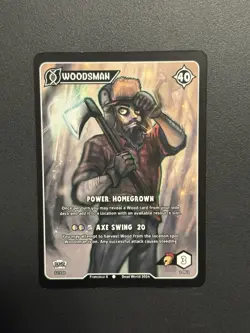 Dead World TCG Woodsman 12/116 DEMO EDITION Non Holo Card 2024 - Image 1