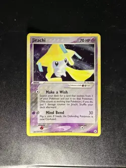 2004 POKEMON EX HIDDEN LEGENDS JIRACHI 8/101 HOLO RARE NM/LP - Image 1