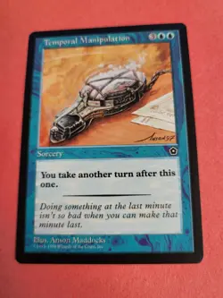 Magic the Gathering 1x Temporal Manipulation PORTAL II M/NM never played - Image 1