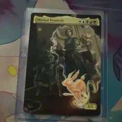 Magic The Gathering Marina Vendrell full alt alter hand painted by Elsa Rosen - Image 1