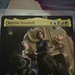 Magic The Gathering Marina Vendrell full alt alter hand painted by Elsa Rosen - Image 4