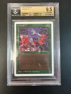1993 Unlimited Channel V1 BGS 9.5 GEM MINT Graded Magic MTG - Image 1