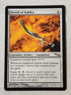 NM Sword of Kaldra Mirrodin Mtg Magic the Gathering - Image 1