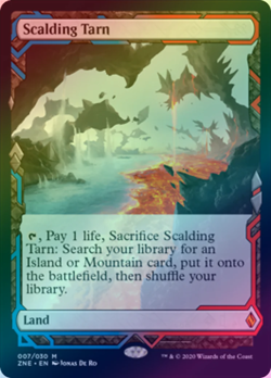 Foil Scalding Tarn - Near Mint - MTG Zendikar Rising Expedition Lands - ZNE - Image 1