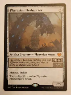 Phyrexian Fleshgorger the Brothers' War Mythic #121 NM+ - Image 1
