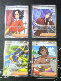 Pokemon TCG Full Art Trainer card Lot 4x NM - TWM SSP PRE Ultra Rares Gallery - Image 1