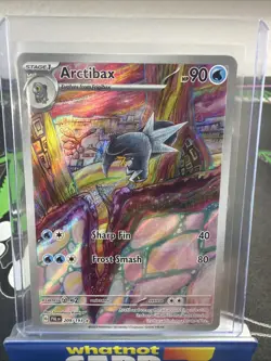 Pokemon TCG Arctibax 209/193 Paldea Evolved Illustration - Image 1