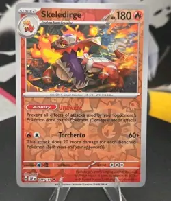 Skeledirge 031/191 Sv08: Surging Sparks Reverse Holo - Pokemon - Free Shipping - Image 1