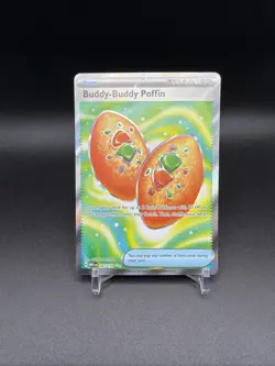 Pokemon TCG: Mega Evolution - Buddy-Buddy Poffin (167/132) Full Art Holo Rare - Image 1