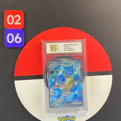 Blastoise EX 151C 176/151 SR Pokemon TCG S-Chinese Grade10 - Image 1