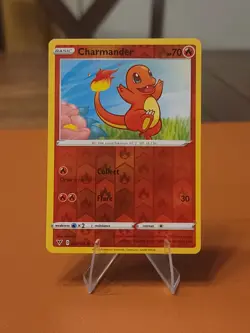 Charmander - 023/185 - Pokemon Swsh04: Vivid Voltage Reverse Holo LP - Image 1