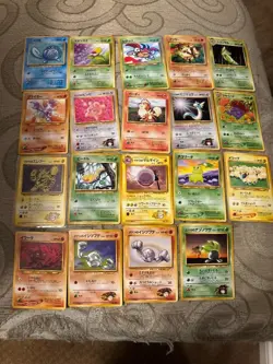 1996 Pocket Monsters Pokemon LOT 19 cards VINTAGE!! Check em out - Image 1
