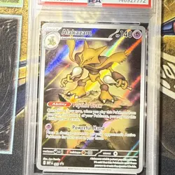 Pokemon Mega Evolutions: Alakazam (Illustration Rare) #009 - PSA 9 Mint - Image 2