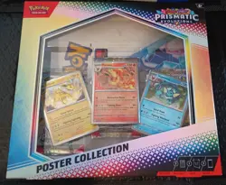 Pokemon Prismatic Evolutions Poster Collection Box Sealed - Image 1