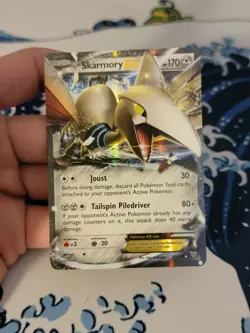 Skarmory EX 80/146 Pokemon XY Base Set Ultra Rare Holo LP- - Image 1