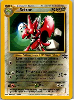 Scizor 33 Promo Wizards Black Star Promos Pokemon Lightly Played 1 - Image 1