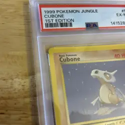 1999 Pokemon Jungle Cubone 1st Edition #50 PSA 6 - Image 4