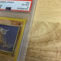 1999 Pokemon Jungle Cubone 1st Edition #50 PSA 6 - Image 5