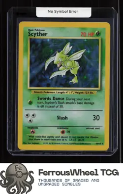 Scyther - Pokemon Jungle - No Symbol Error (NM-/LP+) - Image 1